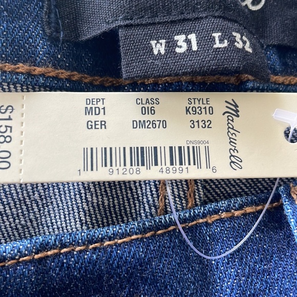 Madewell Slim Jeans - 31x32 - Picture 4 of 4